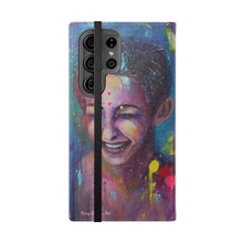 Load image into Gallery viewer, Raining Glitter - PHONE CASE WALLET for Samsung & iPhones - by Kerry Sandhu Art