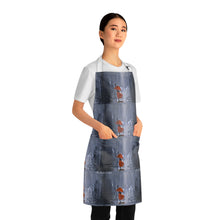 Load image into Gallery viewer, Apron - lightweight, silky finish 100% polyester, two front pockets. Many original artwork designs by Kerry Sandhu Art
