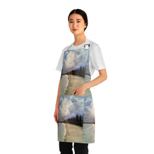 Load image into Gallery viewer, Apron - lightweight, silky finish 100% polyester, two front pockets. Many original artwork designs by Kerry Sandhu Art