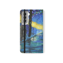 Load image into Gallery viewer, Colours of the Rain - PHONE CASE WALLET - by Kerry Sandhu Art