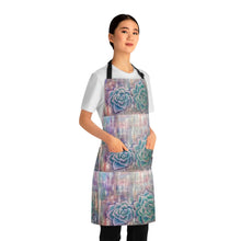 Load image into Gallery viewer, Apron - lightweight, silky finish 100% polyester, two front pockets. Many original artwork designs by Kerry Sandhu Art
