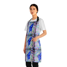 Load image into Gallery viewer, Apron - lightweight, silky finish 100% polyester, two front pockets. Many original artwork designs by Kerry Sandhu Art
