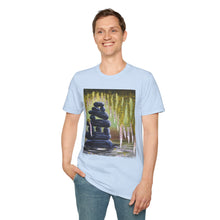 Load image into Gallery viewer, T-Shirt made from very soft materials, no side seams. Feels like bliss to wear! Many designs by Kerry Sandhu Art