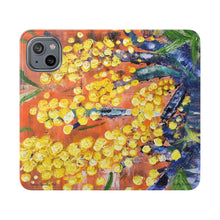 Load image into Gallery viewer, Rustic Wattle - PHONE CASE WALLET for Samsung & iPhones - by Kerry Sandhu Art