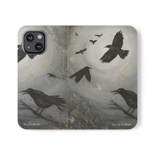 Load image into Gallery viewer, Come Join the Murder - PHONE CASE WALLET - by Kerry Sandhu Art