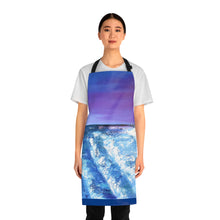 Load image into Gallery viewer, Apron - lightweight, silky finish 100% polyester, two front pockets. Many original artwork designs by Kerry Sandhu Art