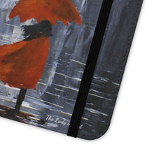 Load image into Gallery viewer, The Lady in Red - PHONE CASE WALLET - by Kerry Sandhu Art