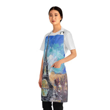 Load image into Gallery viewer, Apron - lightweight, silky finish 100% polyester, two front pockets. Many original artwork designs by Kerry Sandhu Art