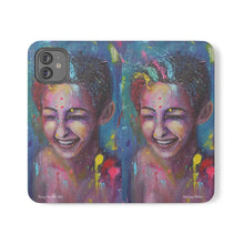 Load image into Gallery viewer, Raining Glitter - PHONE CASE WALLET for Samsung & iPhones - by Kerry Sandhu Art
