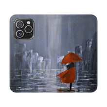 Load image into Gallery viewer, The Lady in Red - PHONE CASE WALLET - by Kerry Sandhu Art