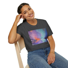 Load image into Gallery viewer, T-Shirt made from very soft materials, no side seams. Feels like bliss to wear! Many designs by Kerry Sandhu Art