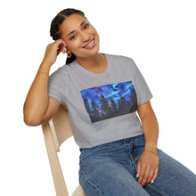 Load image into Gallery viewer, T-Shirt made from very soft materials, no side seams. Feels like bliss to wear! Many designs by Kerry Sandhu Art