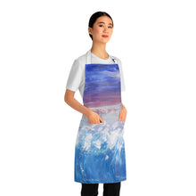 Load image into Gallery viewer, Apron - lightweight, silky finish 100% polyester, two front pockets. Many original artwork designs by Kerry Sandhu Art