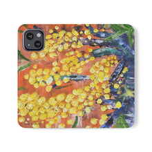 Load image into Gallery viewer, Rustic Wattle - PHONE CASE WALLET for Samsung & iPhones - by Kerry Sandhu Art
