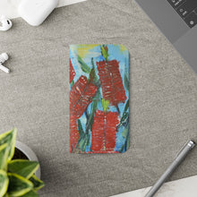 Load image into Gallery viewer, Rustic Bottle Brush - PHONE CASE WALLET - by Kerry Sandhu Art