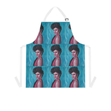 Load image into Gallery viewer, Apron - lightweight, silky finish 100% polyester, two front pockets. Many original artwork designs by Kerry Sandhu Art