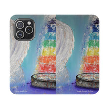 Load image into Gallery viewer, Angels Brought Me Here - PHONE CASE WALLET - by Kerry Sandhu Art