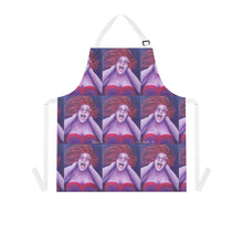 Load image into Gallery viewer, Apron - lightweight, silky finish 100% polyester, two front pockets. Many original artwork designs by Kerry Sandhu Art