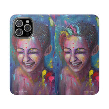 Load image into Gallery viewer, Raining Glitter - PHONE CASE WALLET for Samsung & iPhones - by Kerry Sandhu Art