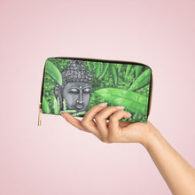 Load image into Gallery viewer, Pockets for cash, c/cards, coins, & more. Stylish faux leather, lots of original artworks by Kerry Sandhu Art to choose from