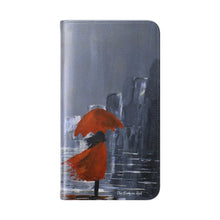 Load image into Gallery viewer, The Lady in Red - PHONE CASE WALLET - by Kerry Sandhu Art