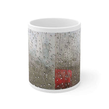 Load image into Gallery viewer, 11oz BPA, lead-free, microwave/dishwasher safe, white ceramic, vivid colours. Many original artworks by Kerry Sandhu Art