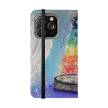 Load image into Gallery viewer, Angels Brought Me Here - PHONE CASE WALLET - by Kerry Sandhu Art