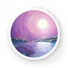 Load image into Gallery viewer, Plastic exterior w/ metallic bottom, magnetic back, 2 different opening mechanisms, matte finish. Art by Kerry Sandhu Art