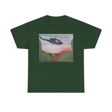 Load image into Gallery viewer, The Battle of Long Tan - Unisex HEAVY COTTON TEE - by Kerry Sandhu Art