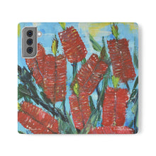 Load image into Gallery viewer, Rustic Bottle Brush - PHONE CASE WALLET - by Kerry Sandhu Art