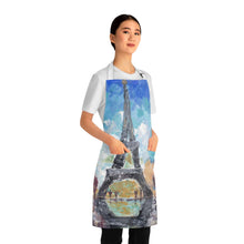 Load image into Gallery viewer, Apron - lightweight, silky finish 100% polyester, two front pockets. Many original artwork designs by Kerry Sandhu Art