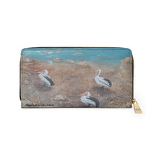 Load image into Gallery viewer, Pockets for cash, c/cards, coins, & more. Stylish faux leather, lots of original artworks by Kerry Sandhu Art to choose from