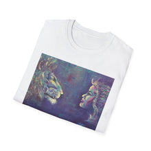 Load image into Gallery viewer, T-Shirt made from very soft materials, no side seams. Feels like bliss to wear! Many designs by Kerry Sandhu Art