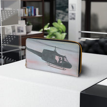 Load image into Gallery viewer, Pockets for cash, c/cards, coins, & more. Stylish faux leather, lots of original artworks by Kerry Sandhu Art to choose from