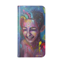 Load image into Gallery viewer, Raining Glitter - PHONE CASE WALLET for Samsung & iPhones - by Kerry Sandhu Art