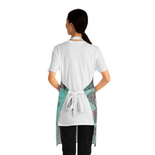 Load image into Gallery viewer, Apron - lightweight, silky finish 100% polyester, two front pockets. Many original artwork designs by Kerry Sandhu Art