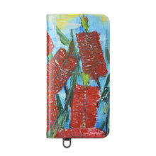 Load image into Gallery viewer, Rustic Bottle Brush - PHONE CASE WALLET - by Kerry Sandhu Art