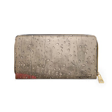 Load image into Gallery viewer, Pockets for cash, c/cards, coins, & more. Stylish faux leather, lots of original artworks by Kerry Sandhu Art to choose from