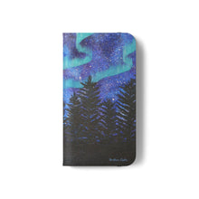 Load image into Gallery viewer, Northern Lights - PHONE CASE WALLET - by Kerry Sandhu Art