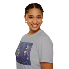 Load image into Gallery viewer, T-Shirt made from very soft materials, no side seams. Feels like bliss to wear! Many designs by Kerry Sandhu Art