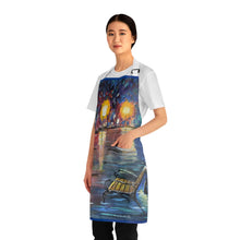 Load image into Gallery viewer, Apron - lightweight, silky finish 100% polyester, two front pockets. Many original artwork designs by Kerry Sandhu Art