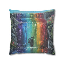 Load image into Gallery viewer, Indoor cushion covers, 100% Polyester cover, double sided print, concealed zip. Original artwork designs by Kerry Sandhu Art
