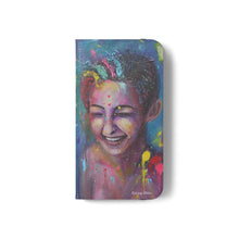 Load image into Gallery viewer, Raining Glitter - PHONE CASE WALLET for Samsung & iPhones - by Kerry Sandhu Art