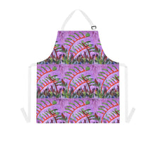 Load image into Gallery viewer, Apron - lightweight, silky finish 100% polyester, two front pockets. Many original artwork designs by Kerry Sandhu Art