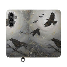 Load image into Gallery viewer, Come Join the Murder - PHONE CASE WALLET - by Kerry Sandhu Art