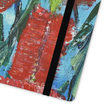 Load image into Gallery viewer, Rustic Bottle Brush - PHONE CASE WALLET - by Kerry Sandhu Art