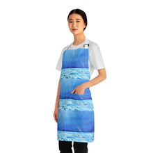 Load image into Gallery viewer, Apron - lightweight, silky finish 100% polyester, two front pockets. Many original artwork designs by Kerry Sandhu Art