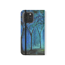 Load image into Gallery viewer, Forest of Light - PHONE CASE WALLET - by Kerry Sandhu Art