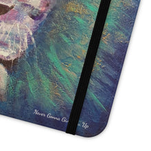 Load image into Gallery viewer, Never Gonna Give You Up - PHONE CASE WALLET - by Kerry Sandhu Art