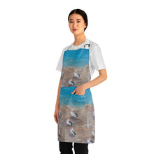 Load image into Gallery viewer, Apron - lightweight, silky finish 100% polyester, two front pockets. Many original artwork designs by Kerry Sandhu Art